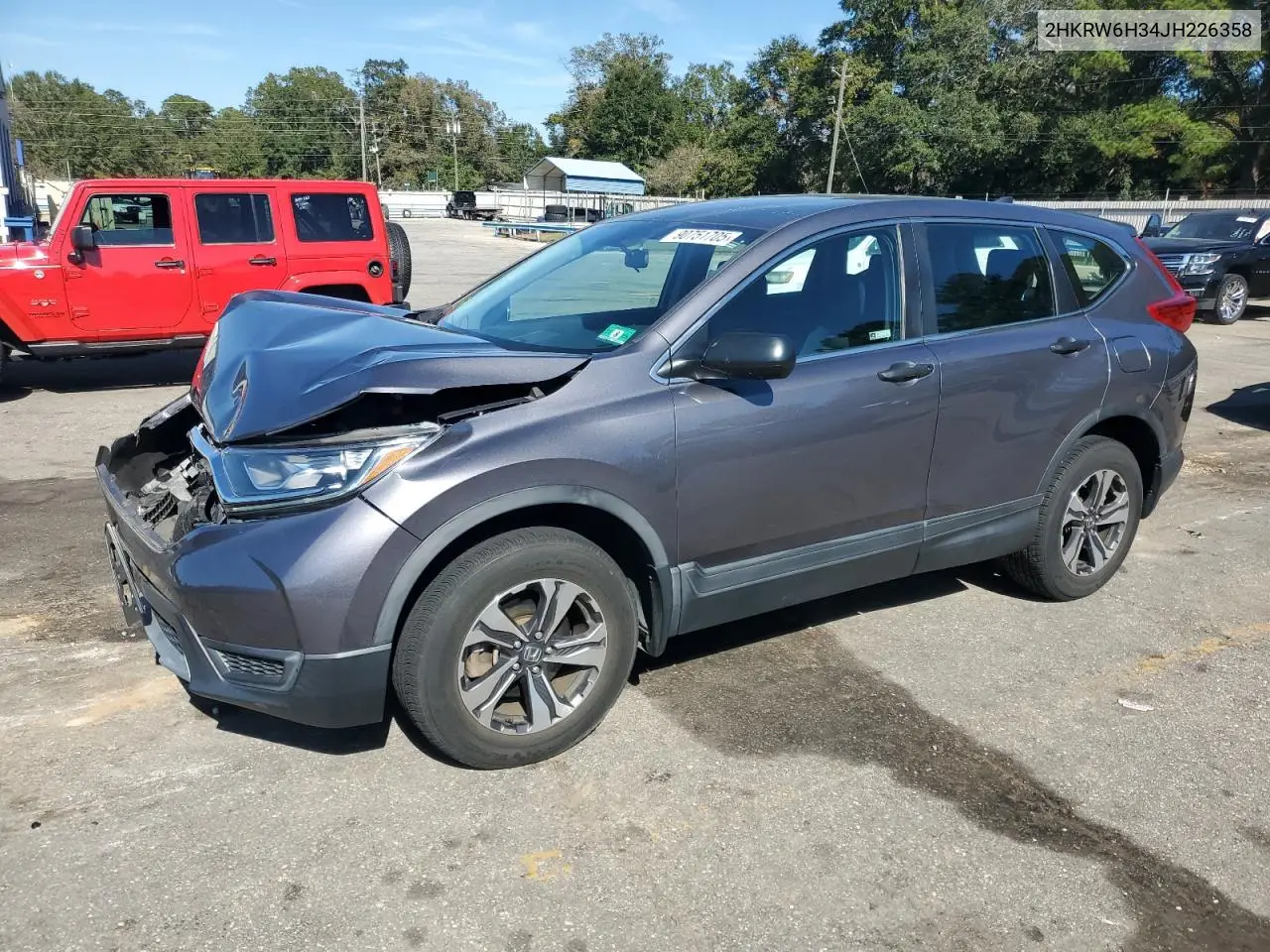 2HKRW6H34JH226358 2018 Honda Cr-V Lx