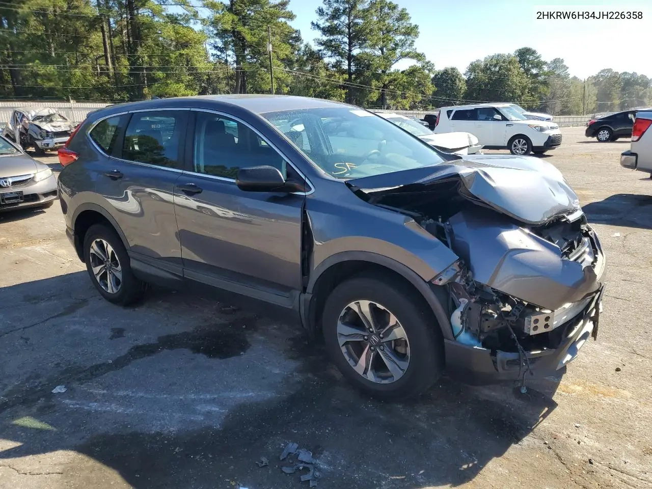 2HKRW6H34JH226358 2018 Honda Cr-V Lx