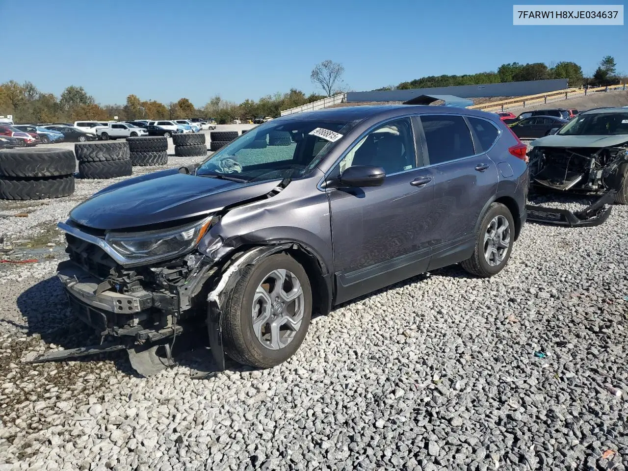 7FARW1H8XJE034637 2018 Honda Cr-V Exl