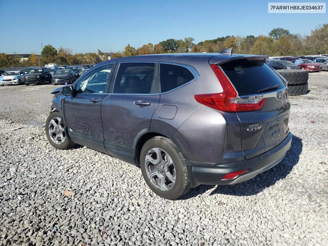 7FARW1H8XJE034637 2018 Honda Cr-V Exl