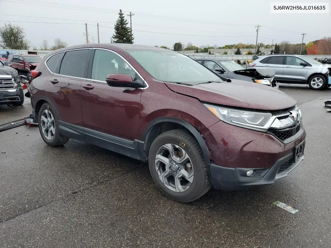 5J6RW2H56JL016635 2018 Honda Cr-V Ex