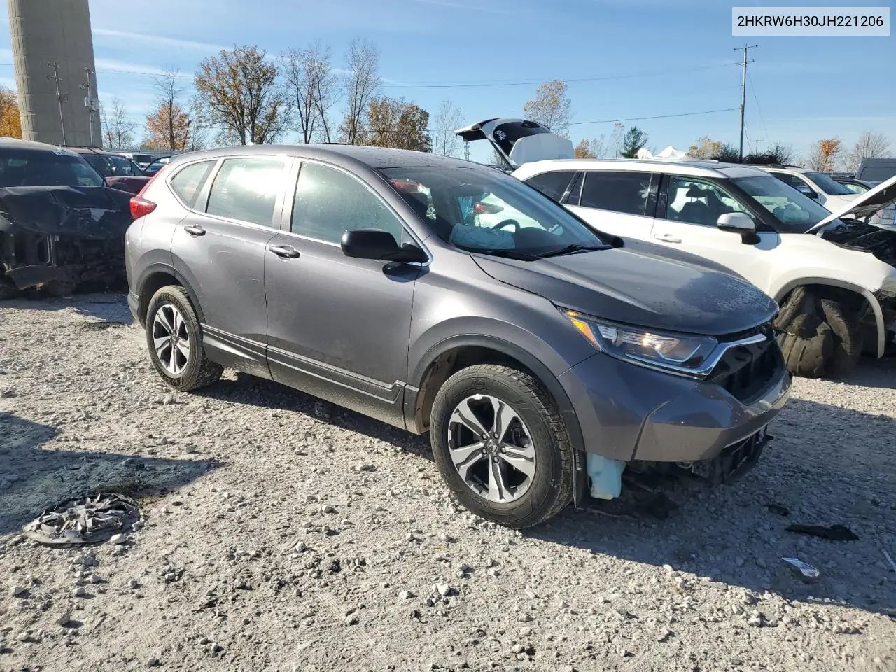 2HKRW6H30JH221206 2018 Honda Cr-V Lx