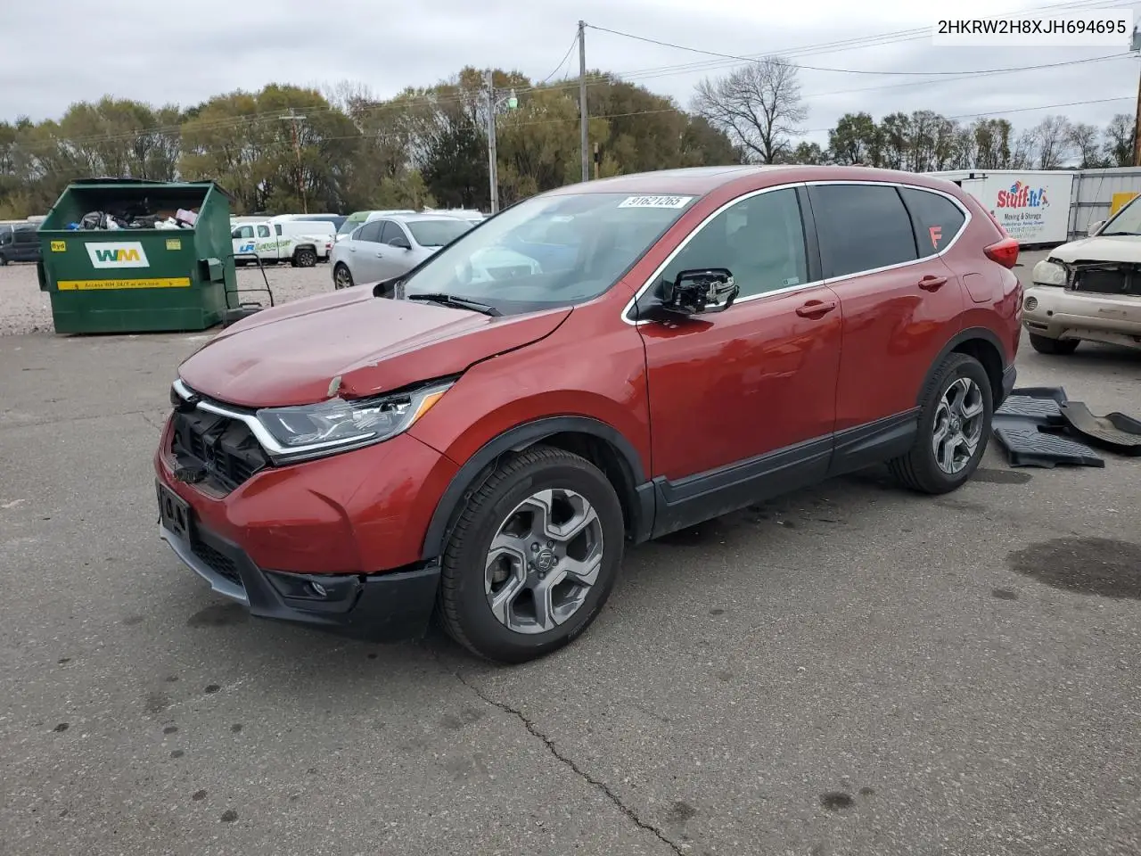 2HKRW2H8XJH694695 2018 Honda Cr-V Exl