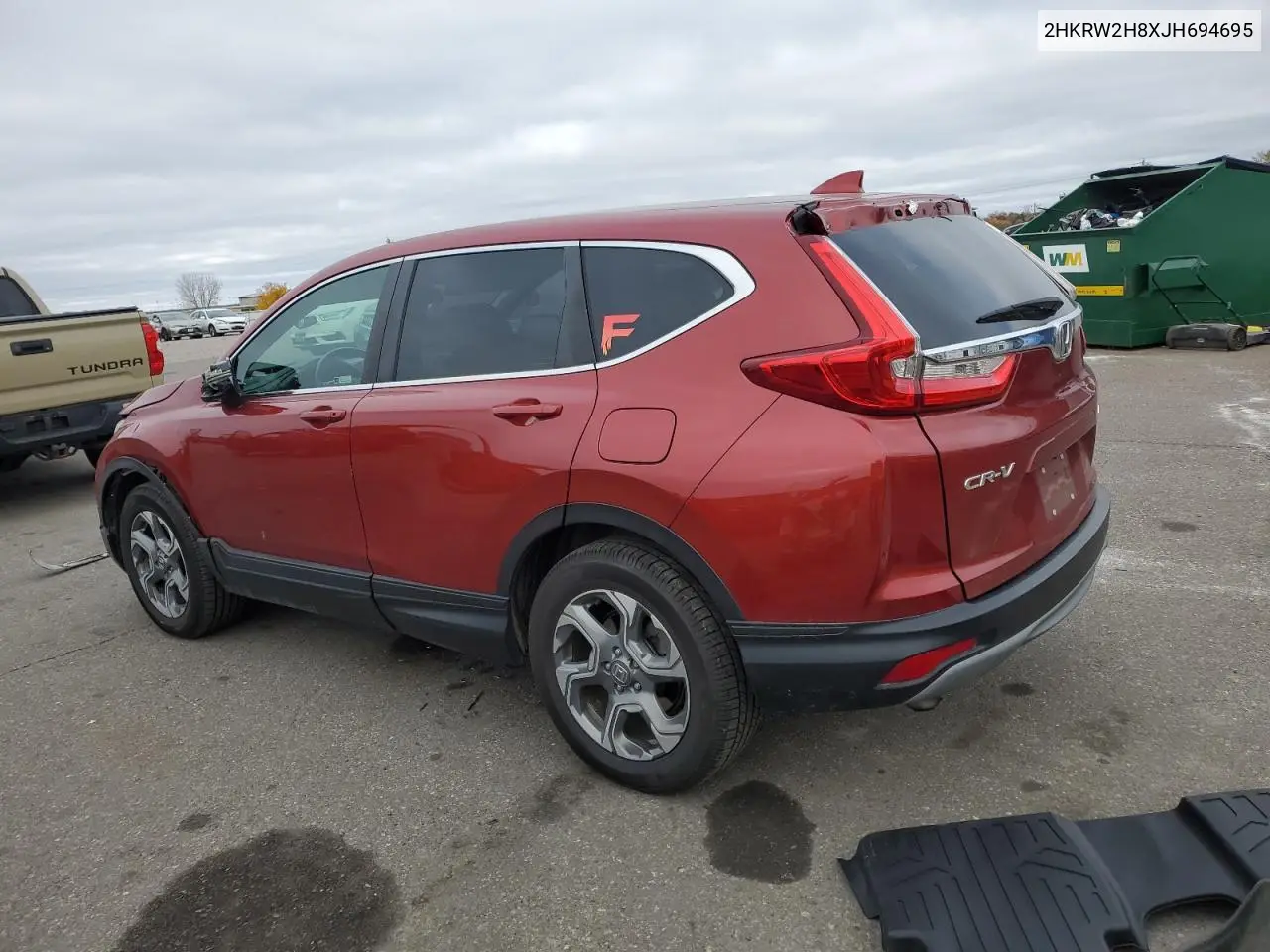 2HKRW2H8XJH694695 2018 Honda Cr-V Exl