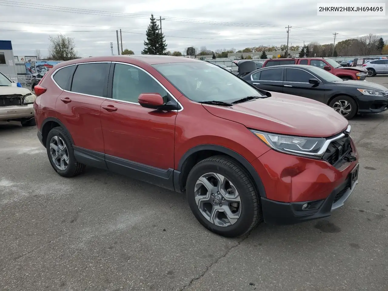 2HKRW2H8XJH694695 2018 Honda Cr-V Exl