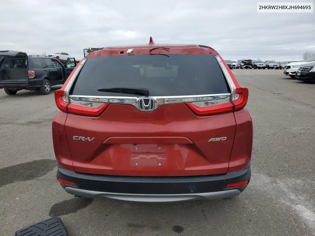 2HKRW2H8XJH694695 2018 Honda Cr-V Exl
