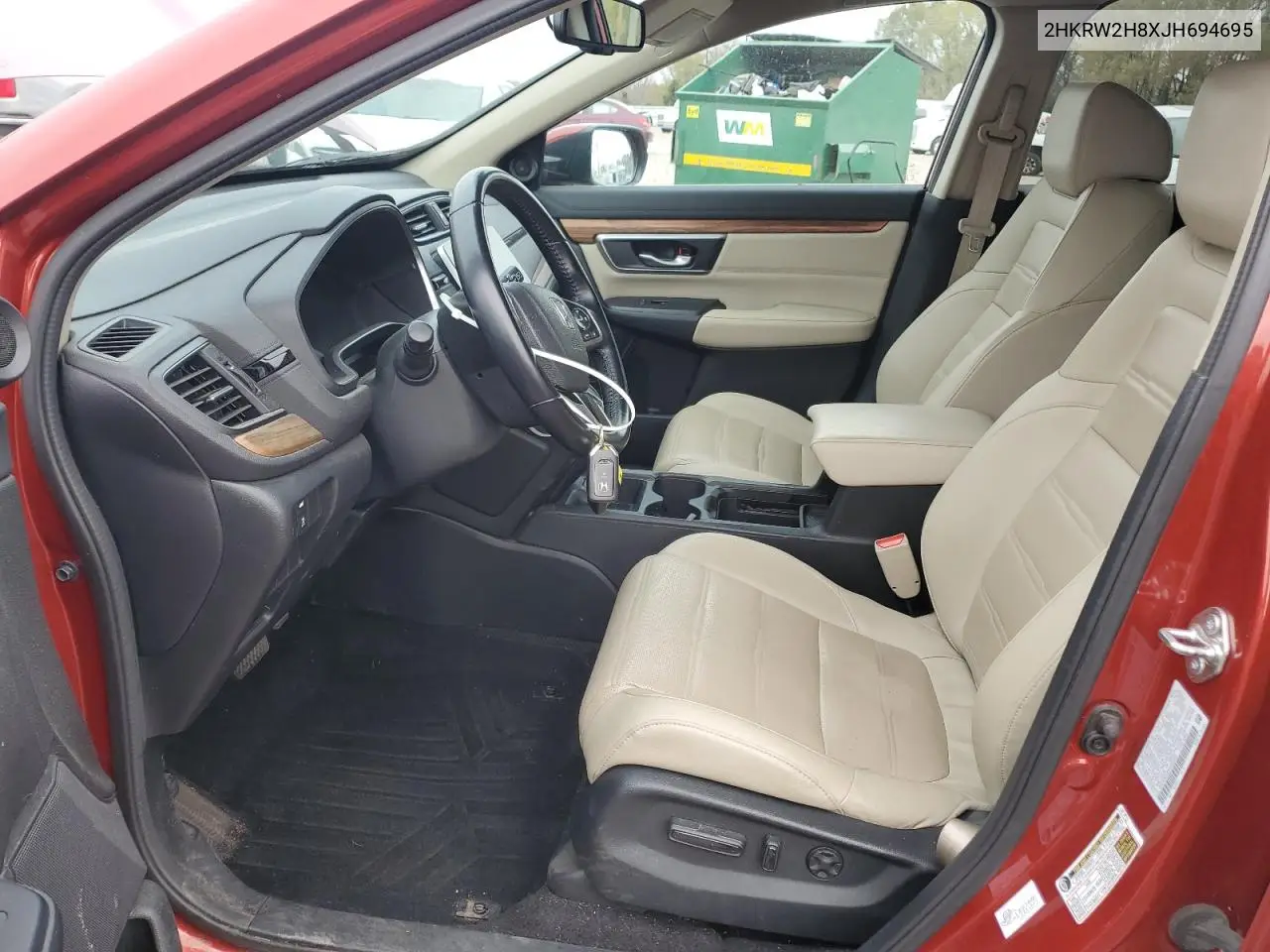 2HKRW2H8XJH694695 2018 Honda Cr-V Exl