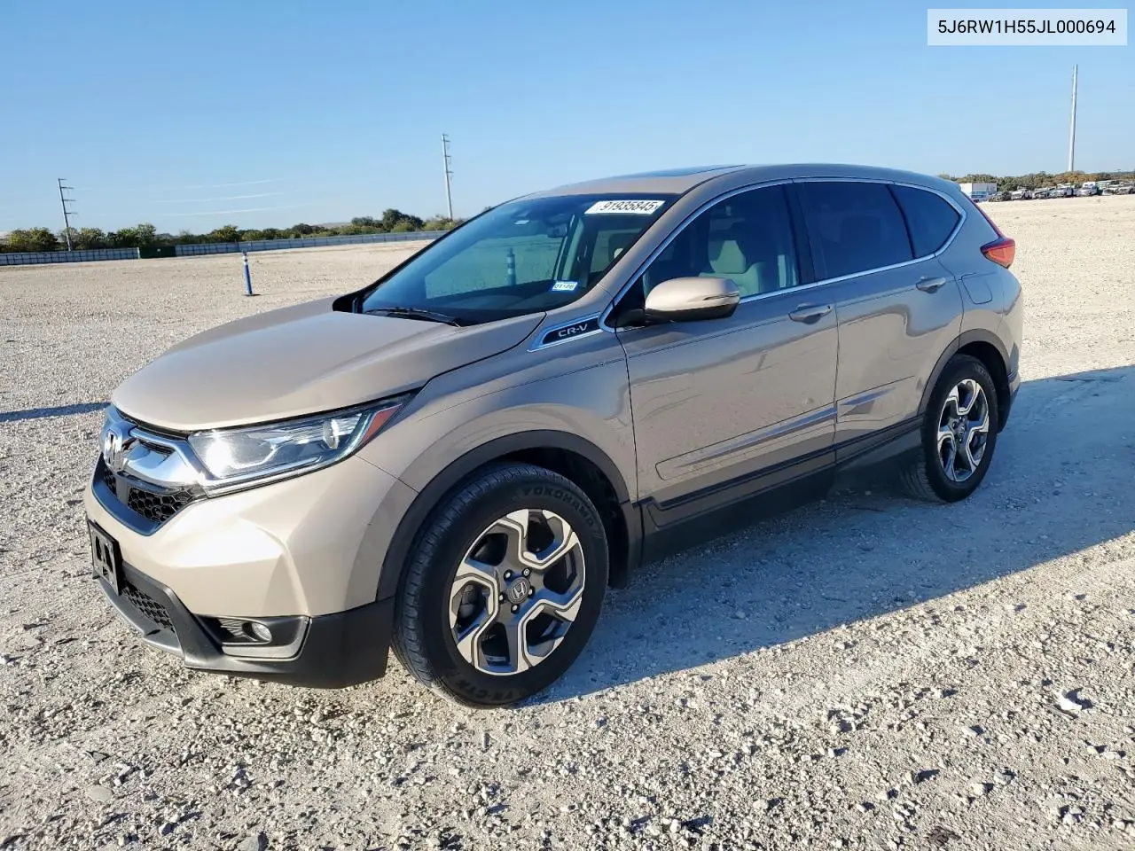5J6RW1H55JL000694 2018 Honda Cr-V Ex