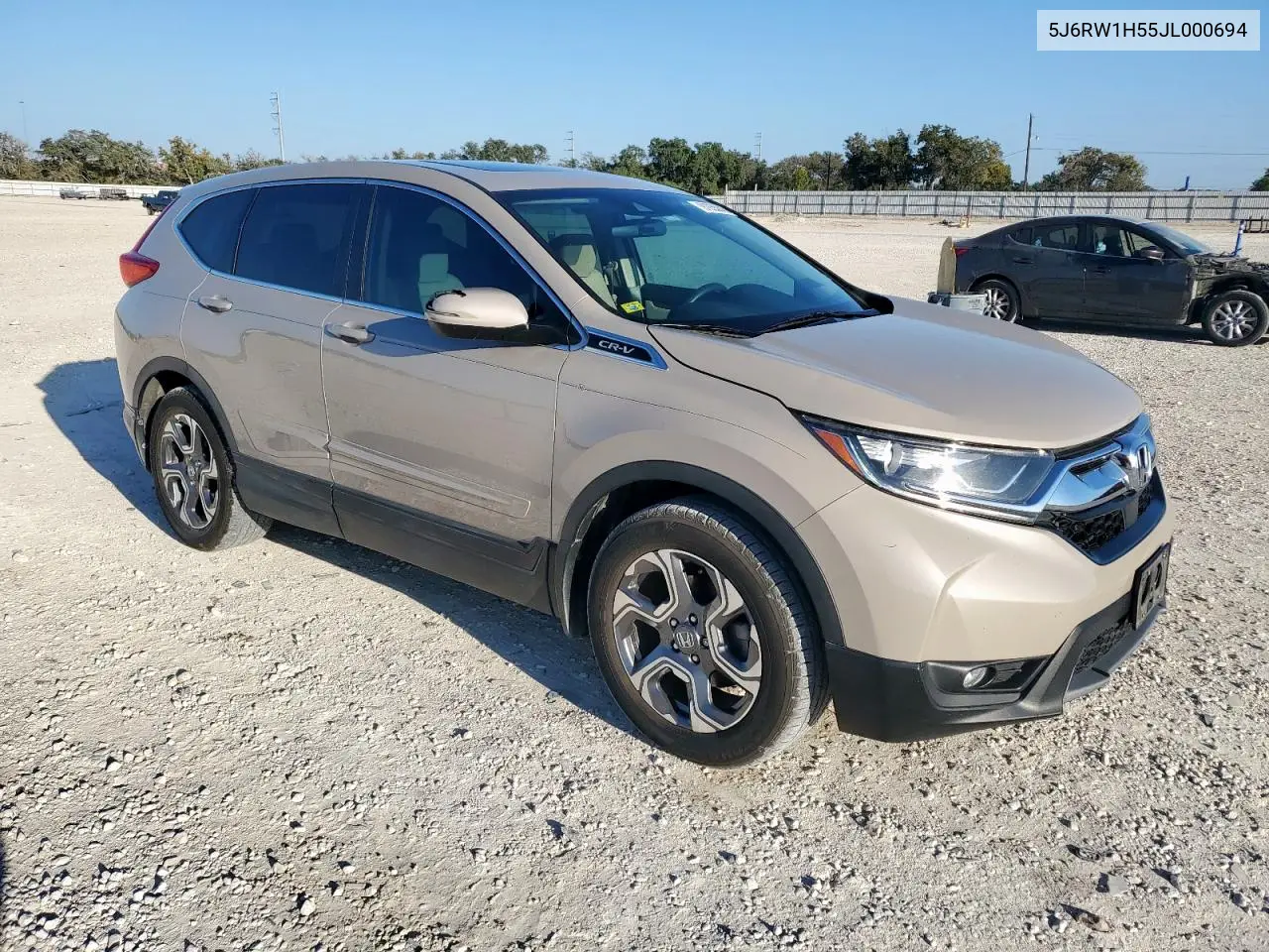5J6RW1H55JL000694 2018 Honda Cr-V Ex