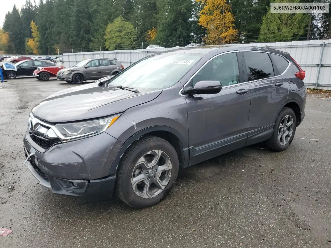 5J6RW2H80JA001103 2018 Honda Cr-V Exl