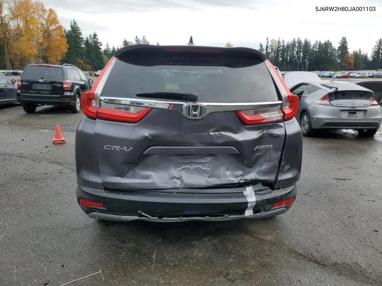 5J6RW2H80JA001103 2018 Honda Cr-V Exl
