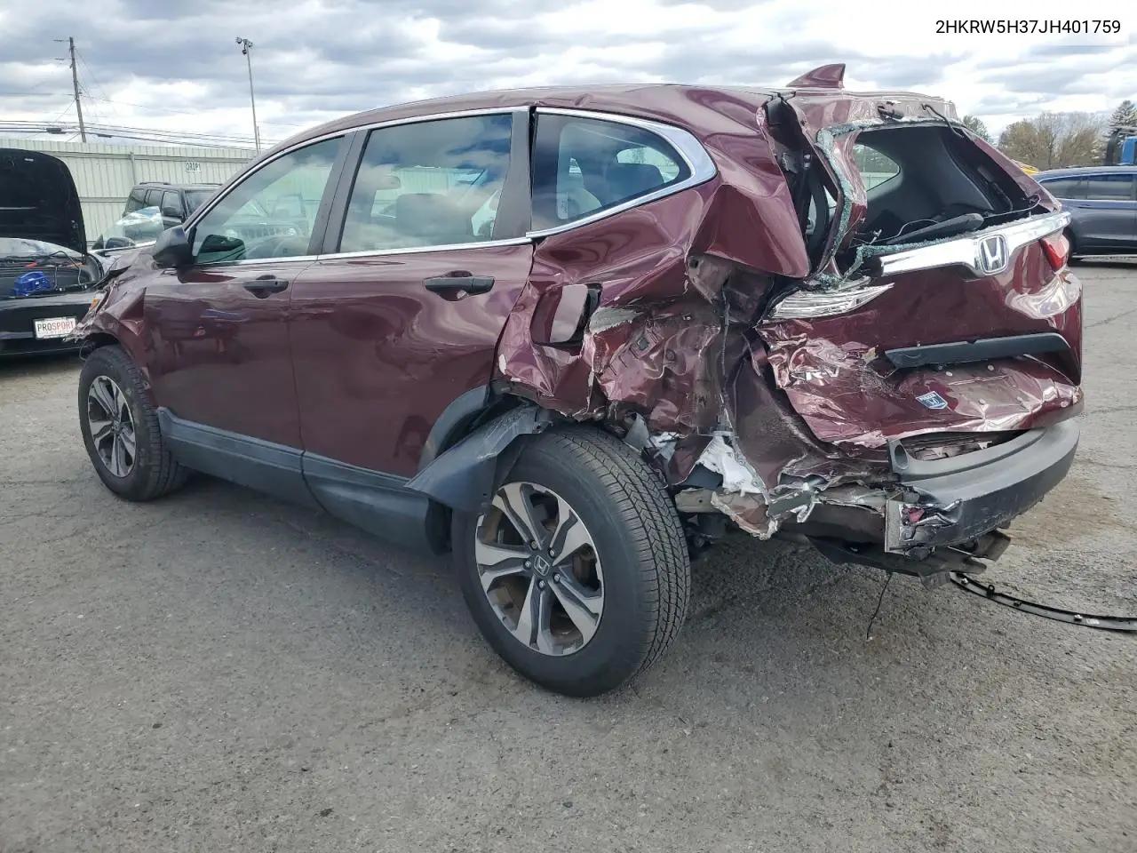 2HKRW5H37JH401759 2018 Honda Cr-V Lx