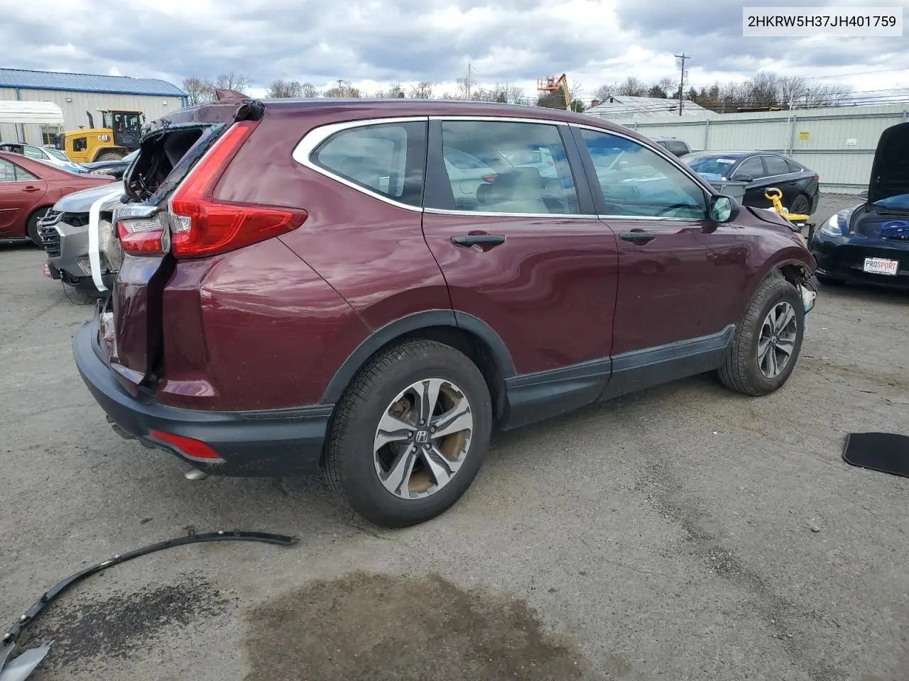2HKRW5H37JH401759 2018 Honda Cr-V Lx