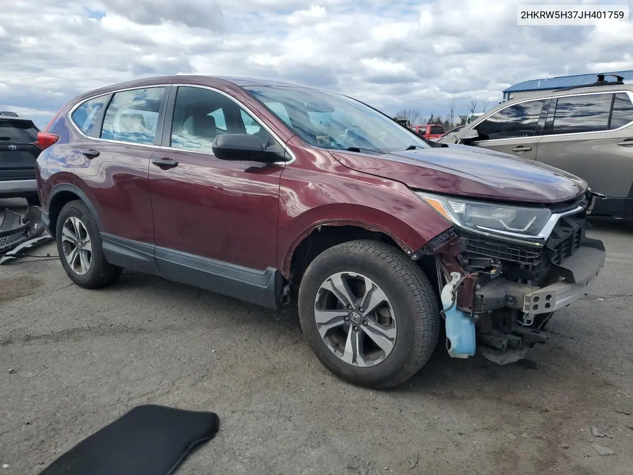 2HKRW5H37JH401759 2018 Honda Cr-V Lx