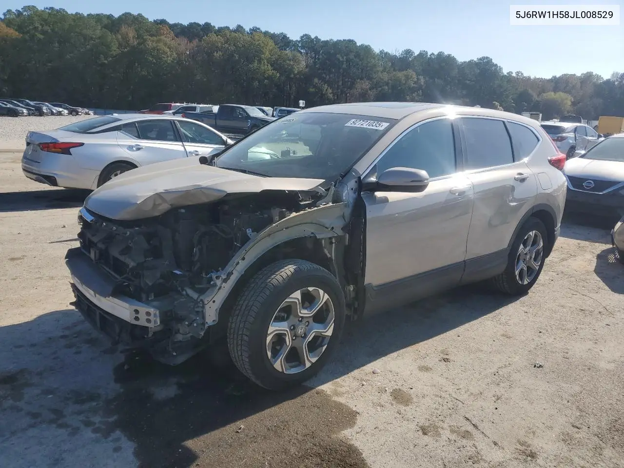 5J6RW1H58JL008529 2018 Honda Cr-V Ex