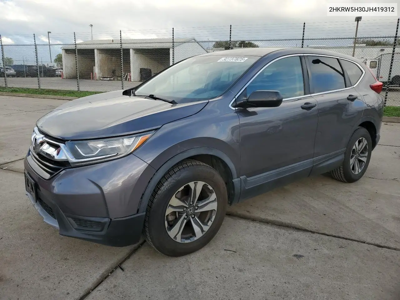 2HKRW5H30JH419312 2018 Honda Cr-V Lx