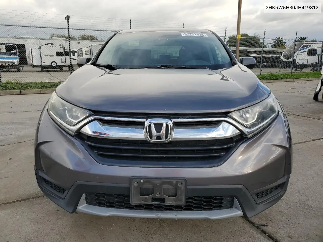 2HKRW5H30JH419312 2018 Honda Cr-V Lx