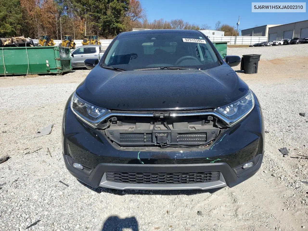 5J6RW1H5XJA002310 2018 Honda Cr-V Ex
