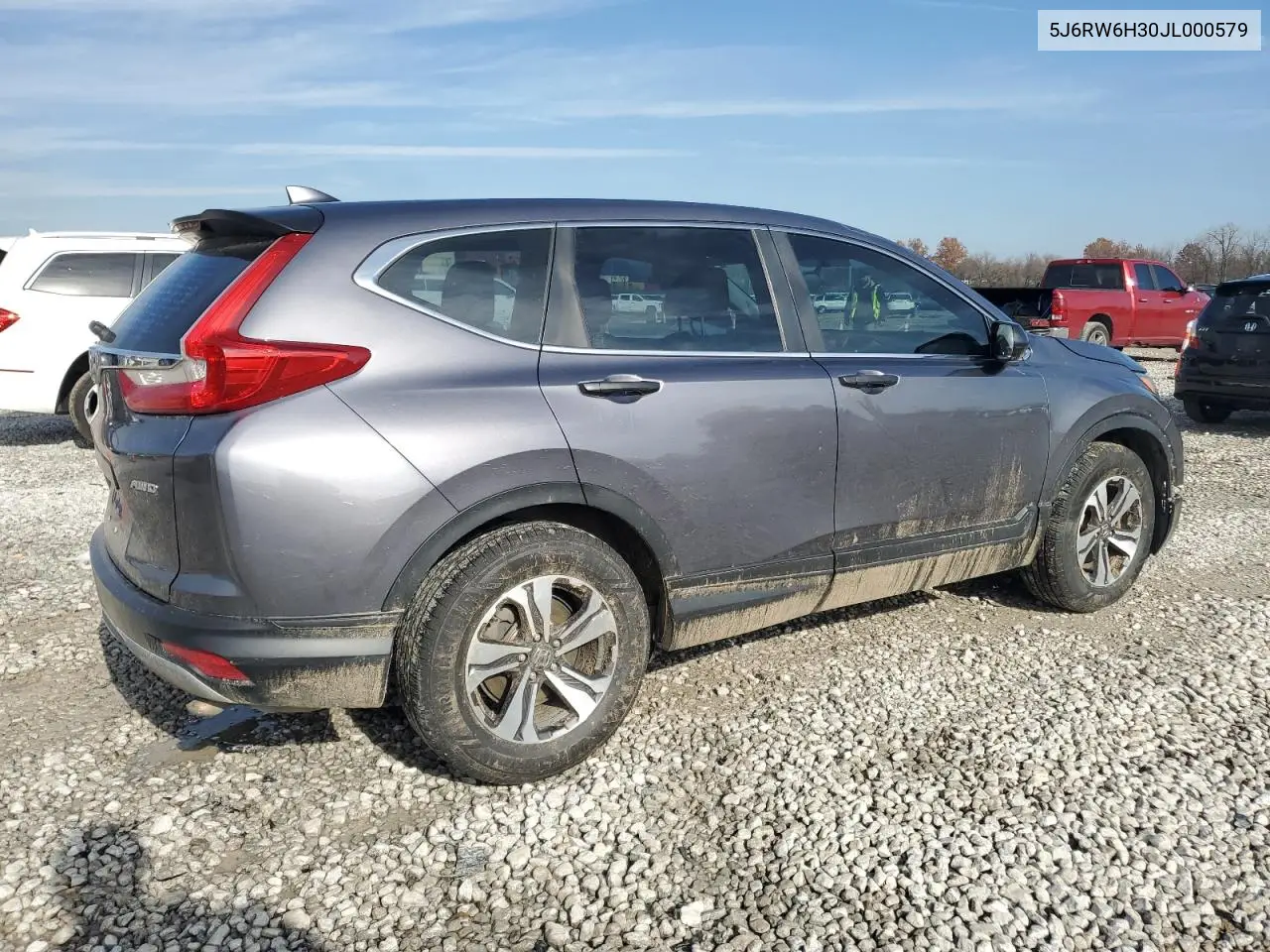 5J6RW6H30JL000579 2018 Honda Cr-V Lx