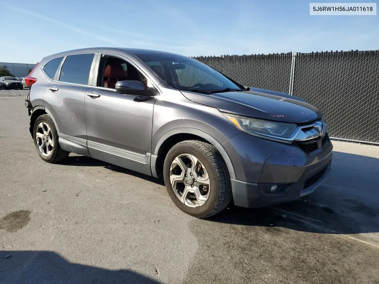 5J6RW1H56JA011618 2018 Honda Cr-V Ex
