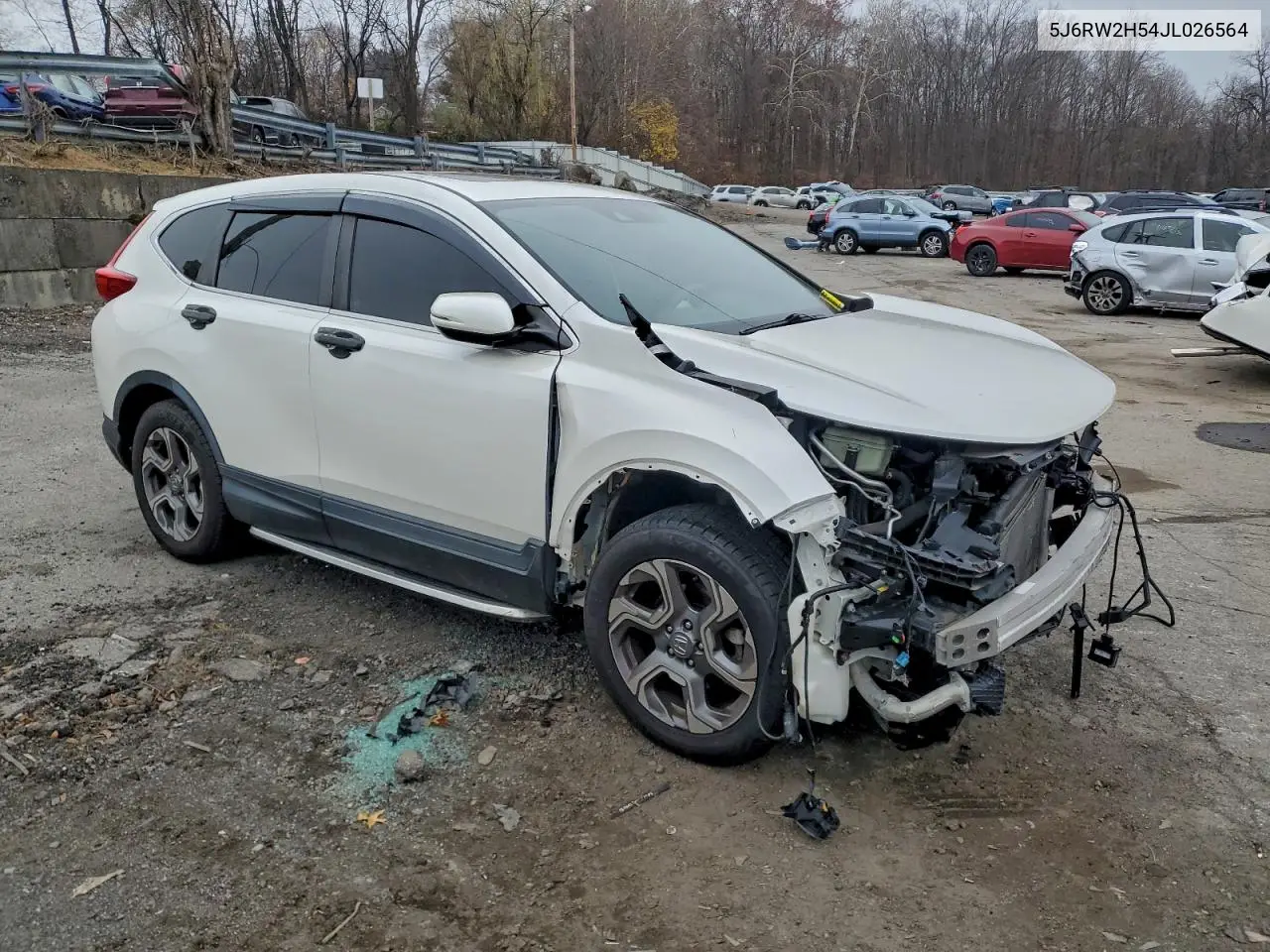5J6RW2H54JL026564 2018 Honda Cr-V Ex