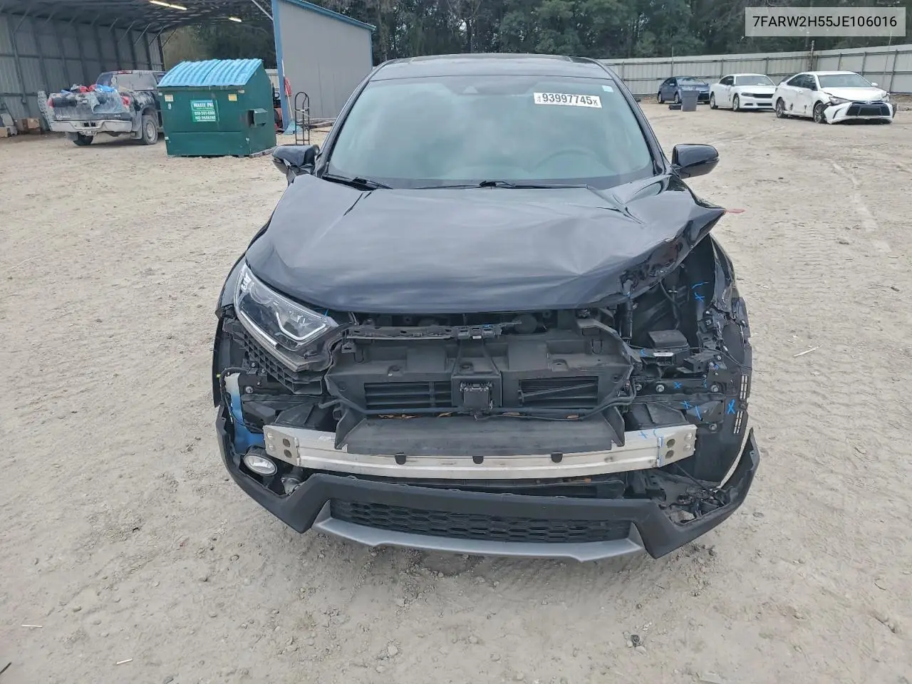 7FARW2H55JE106016 2018 Honda Cr-V Ex