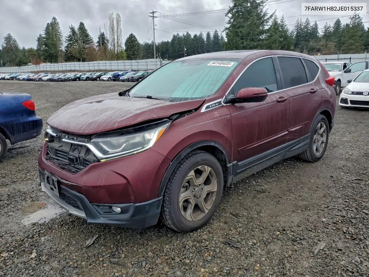 7FARW1H82JE015337 2018 Honda Cr-V Exl