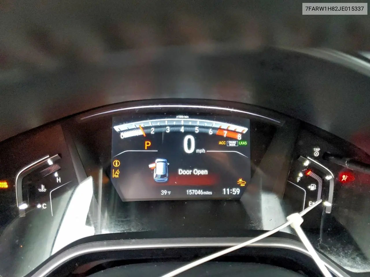 7FARW1H82JE015337 2018 Honda Cr-V Exl