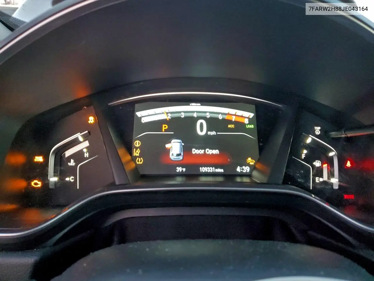 7FARW2H88JE043164 2018 Honda Cr-V Exl