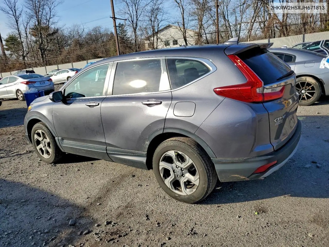 2HKRW2H5XJH671813 2018 Honda Cr-V Ex