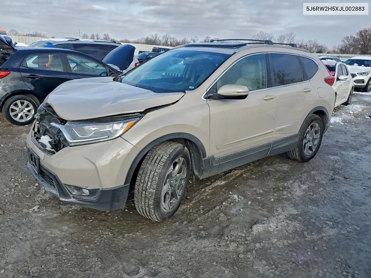 5J6RW2H5XJL002883 2018 Honda Cr-V Ex