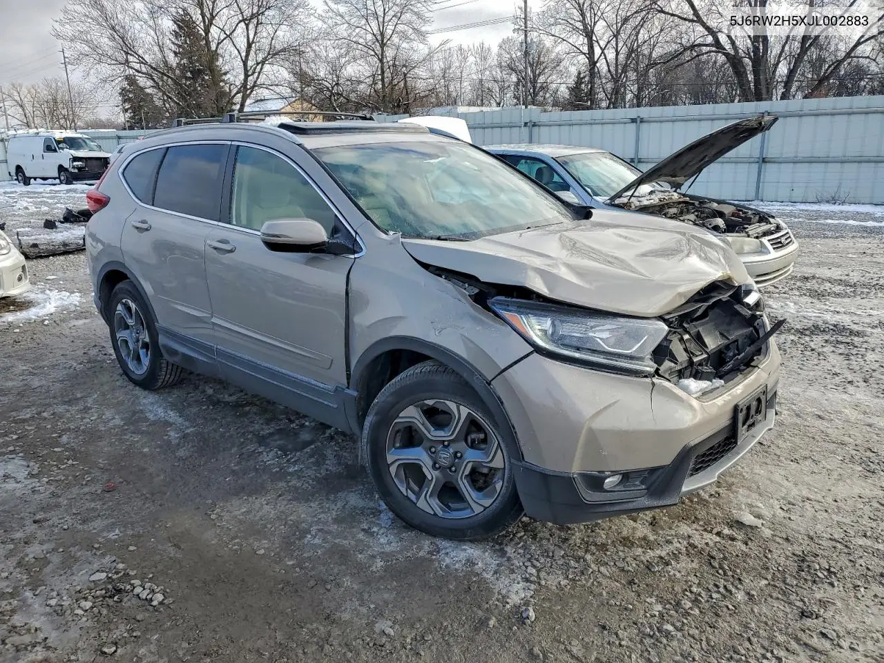 5J6RW2H5XJL002883 2018 Honda Cr-V Ex
