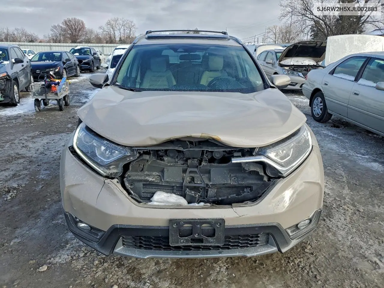 5J6RW2H5XJL002883 2018 Honda Cr-V Ex