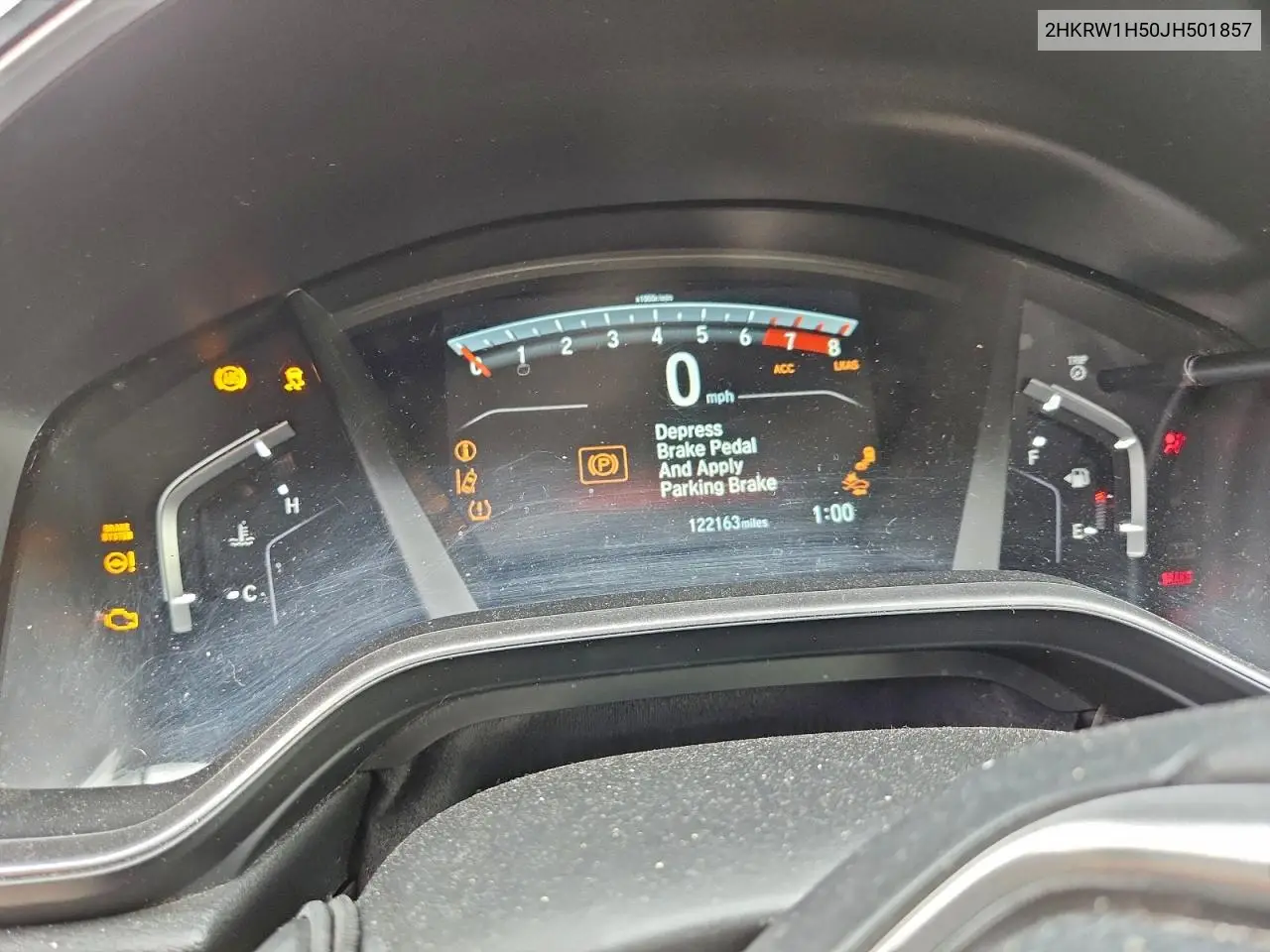 2HKRW1H50JH501857 2018 Honda Cr-V Ex