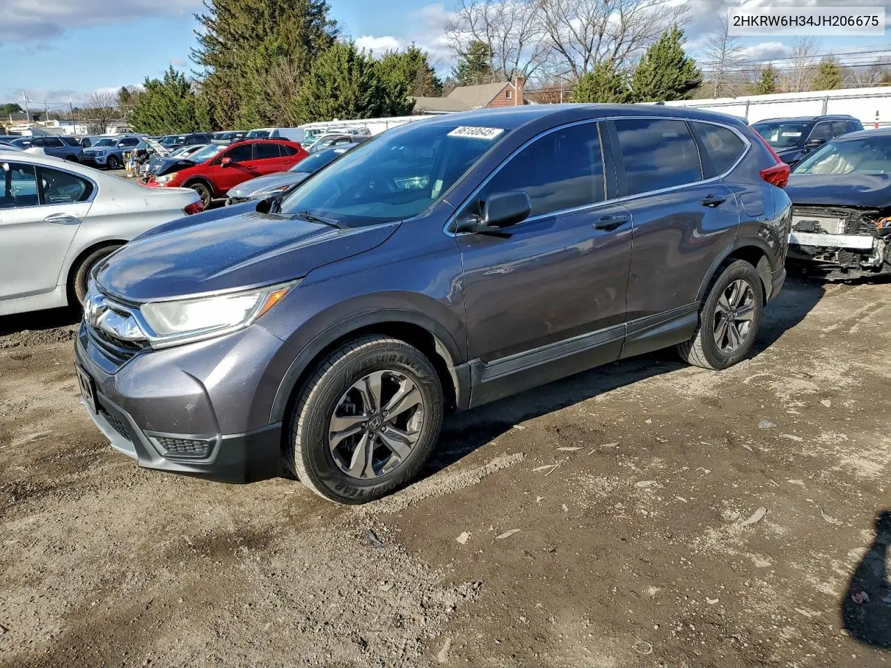 2HKRW6H34JH206675 2018 Honda Cr-V Lx