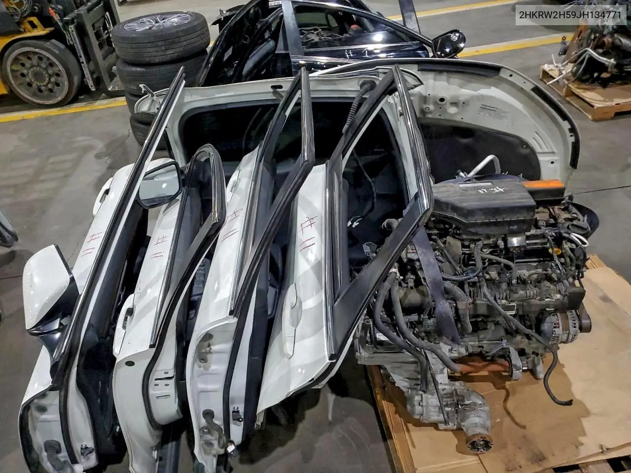 2HKRW2H59JH134771 2018 Honda Cr-V Ex