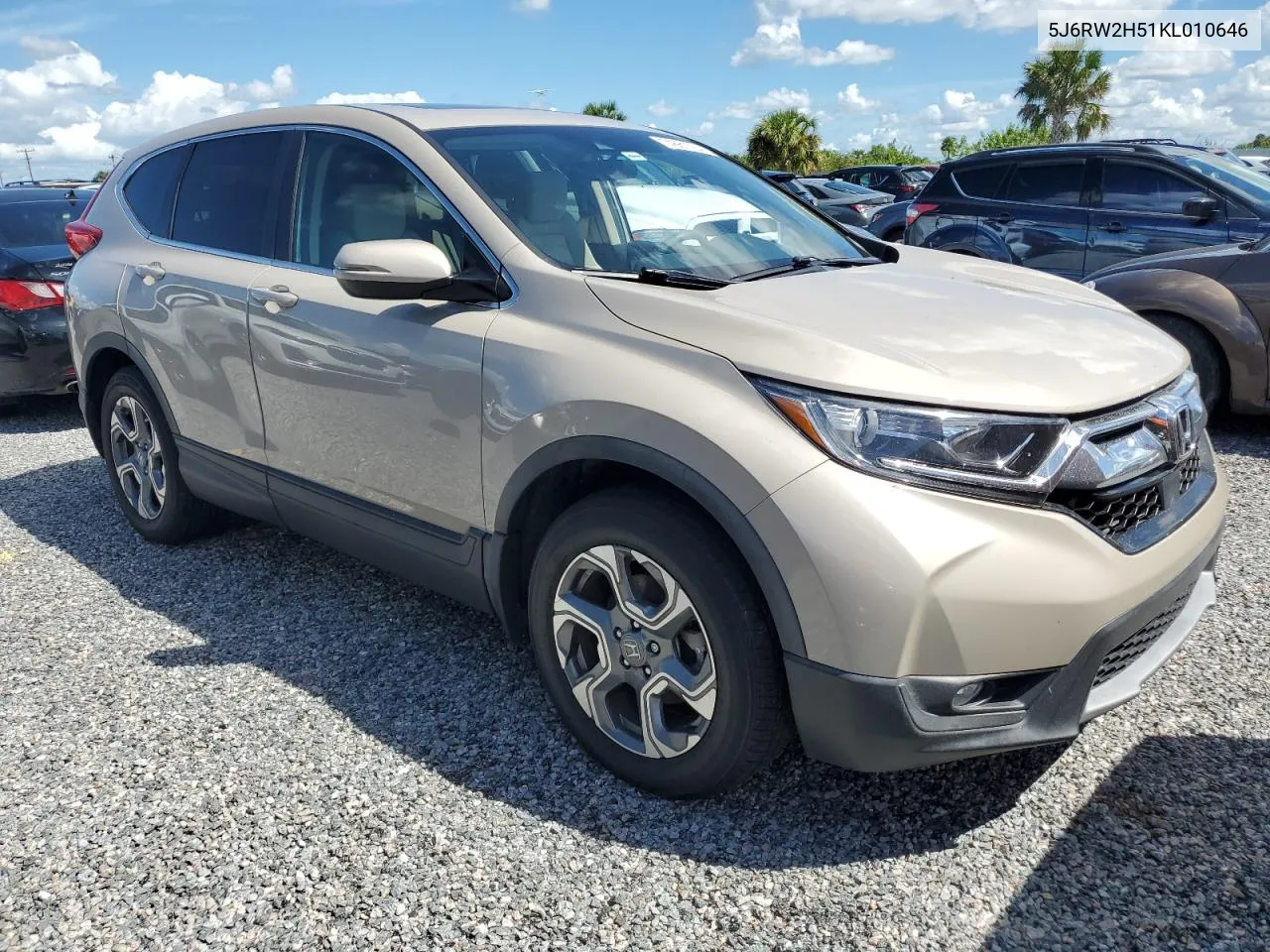 5J6RW2H51KL010646 2019 Honda Cr-V Ex