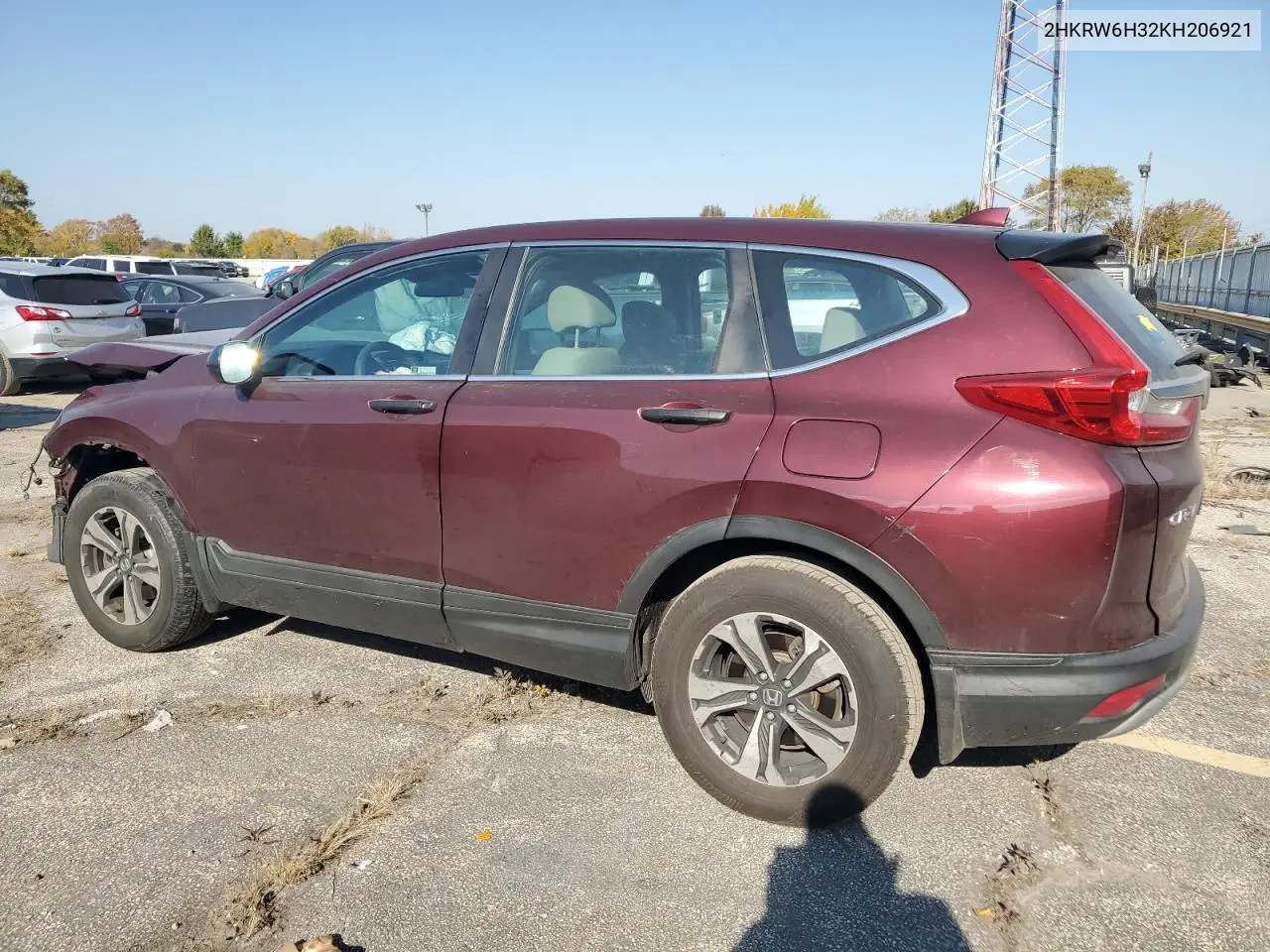 2HKRW6H32KH206921 2019 Honda Cr-V Lx