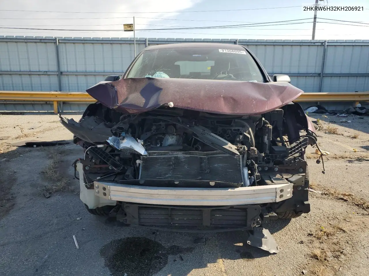 2HKRW6H32KH206921 2019 Honda Cr-V Lx