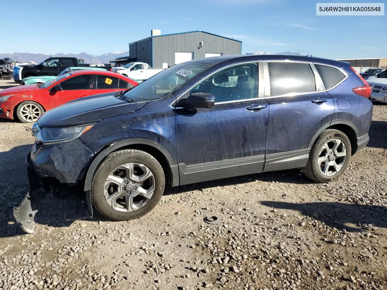5J6RW2H81KA005548 2019 Honda Cr-V Exl