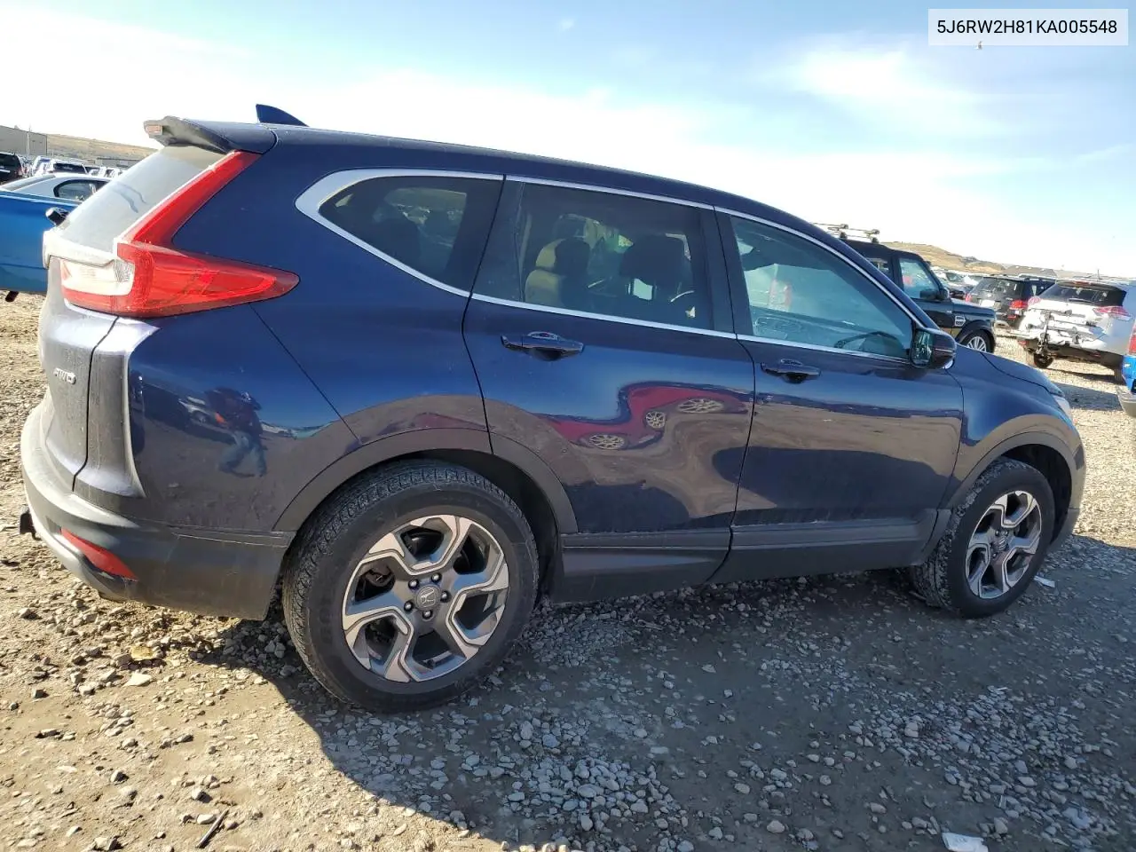 5J6RW2H81KA005548 2019 Honda Cr-V Exl