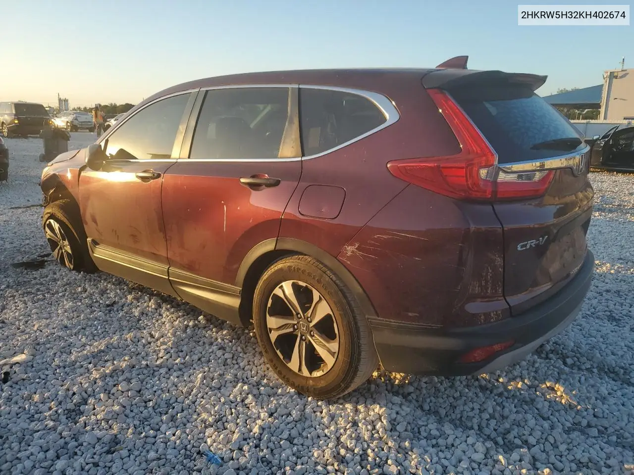 2HKRW5H32KH402674 2019 Honda Cr-V Lx