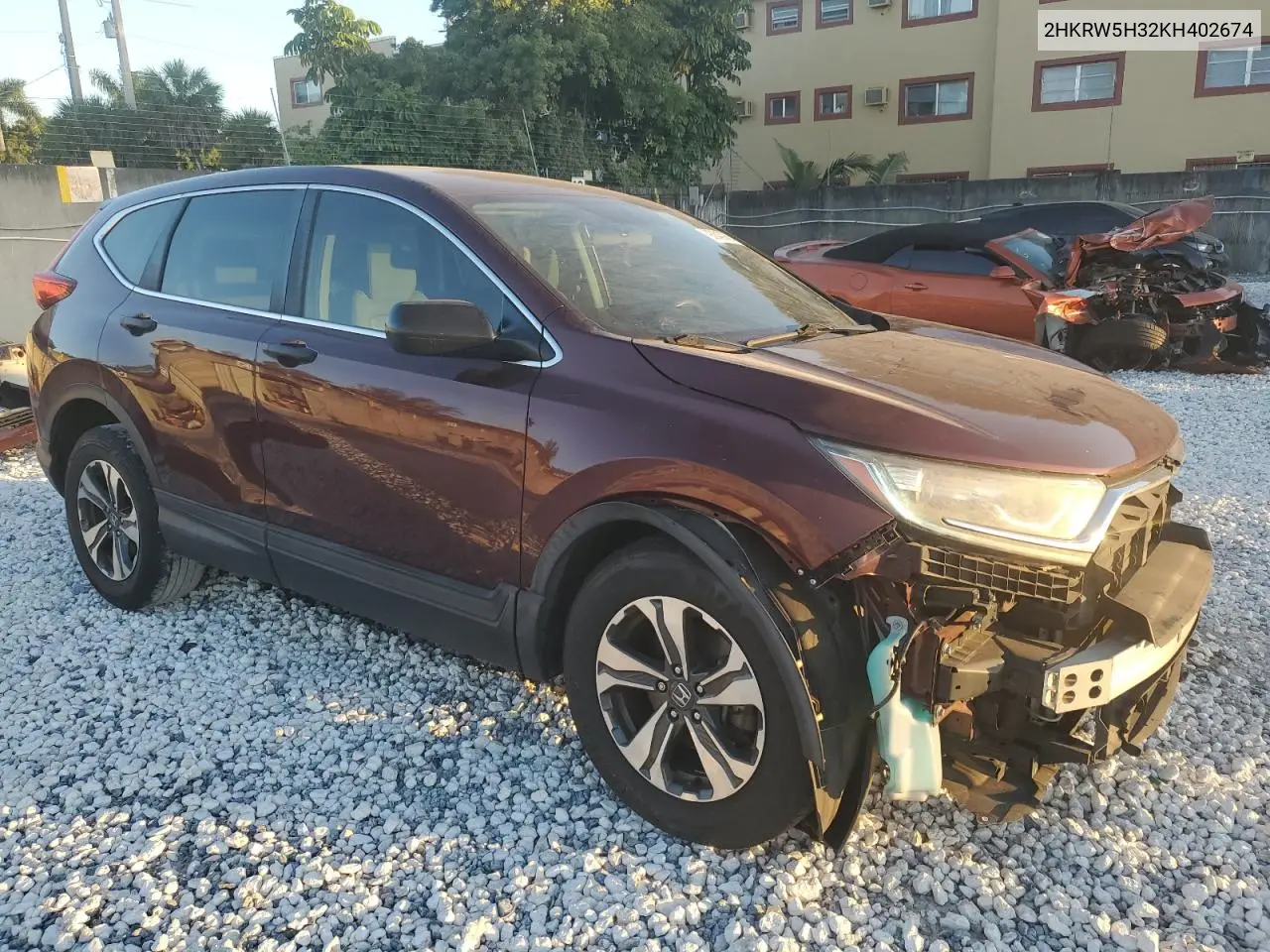 2HKRW5H32KH402674 2019 Honda Cr-V Lx