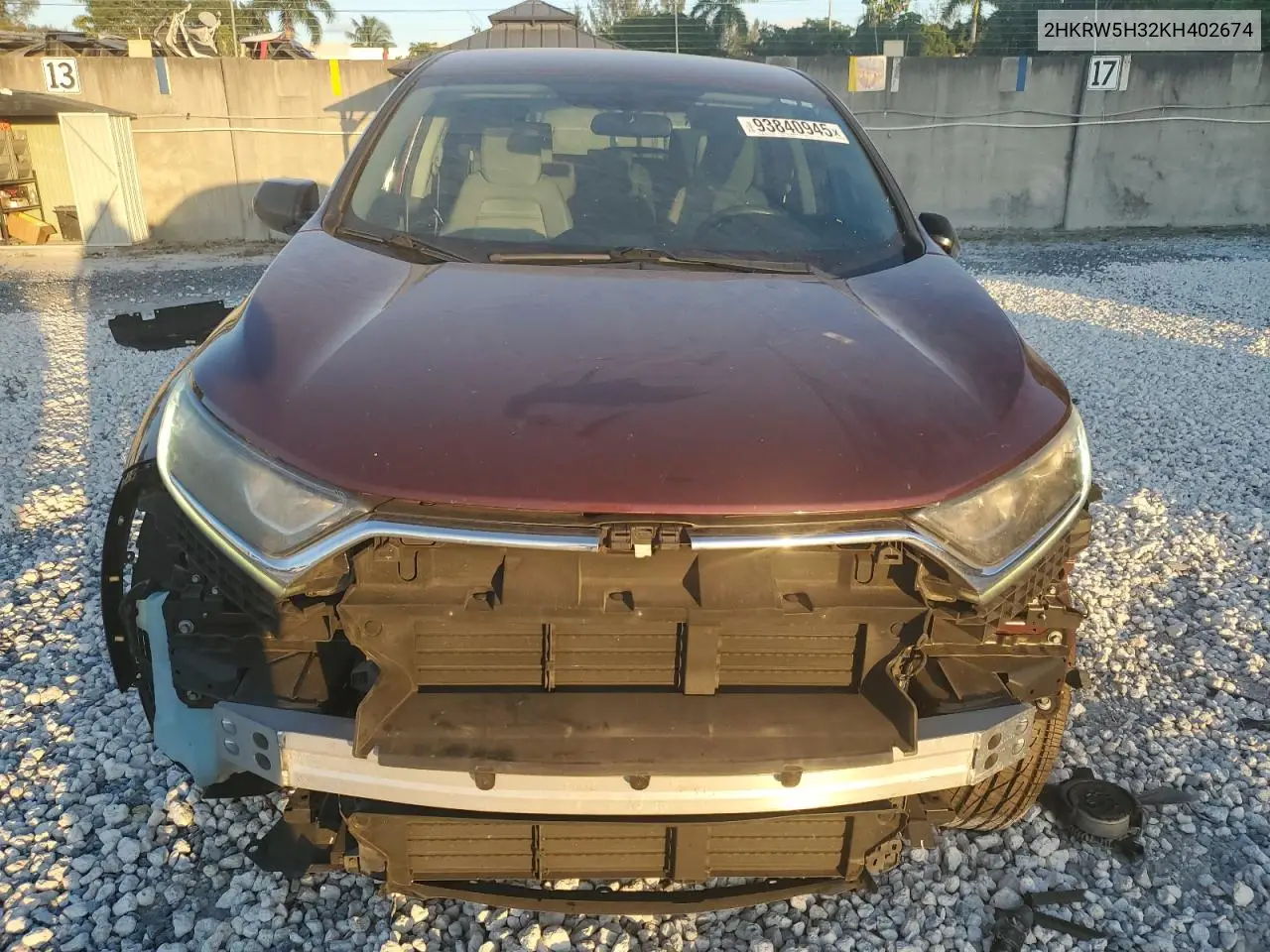 2HKRW5H32KH402674 2019 Honda Cr-V Lx