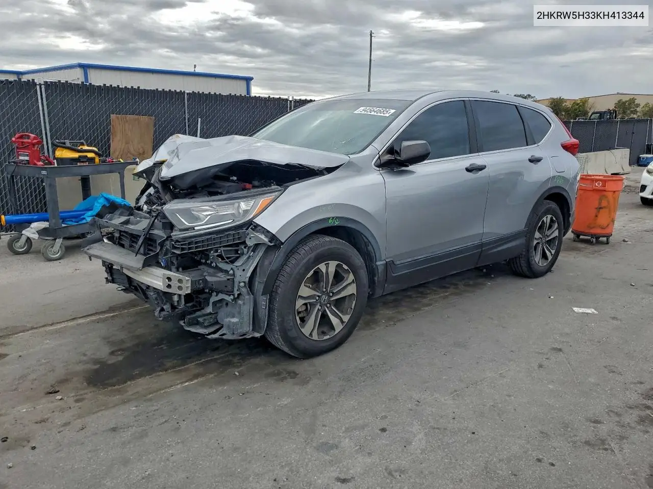 2HKRW5H33KH413344 2019 Honda Cr-V Lx