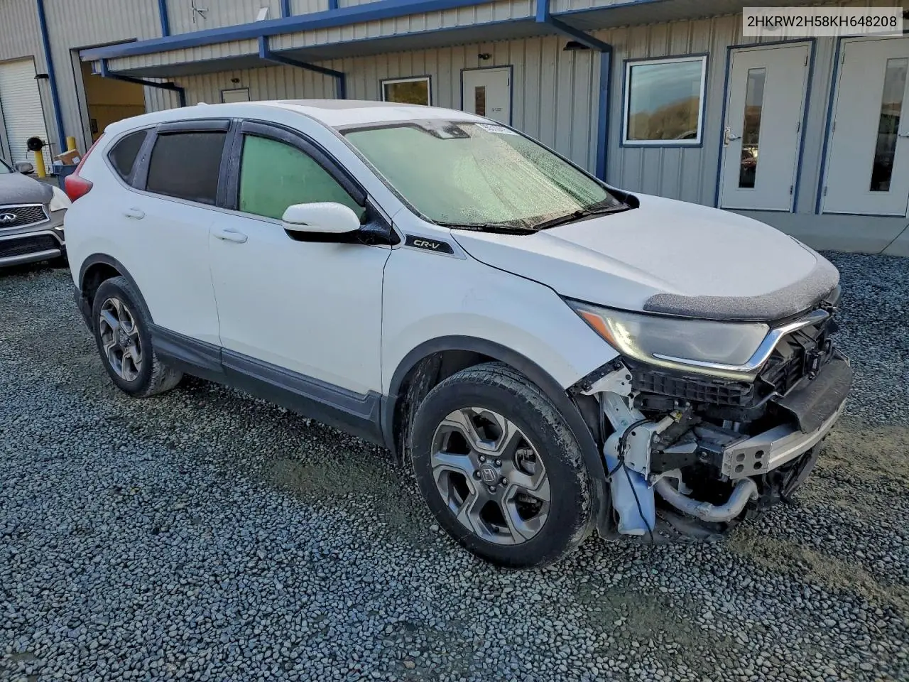 2HKRW2H58KH648208 2019 Honda Cr-V Ex