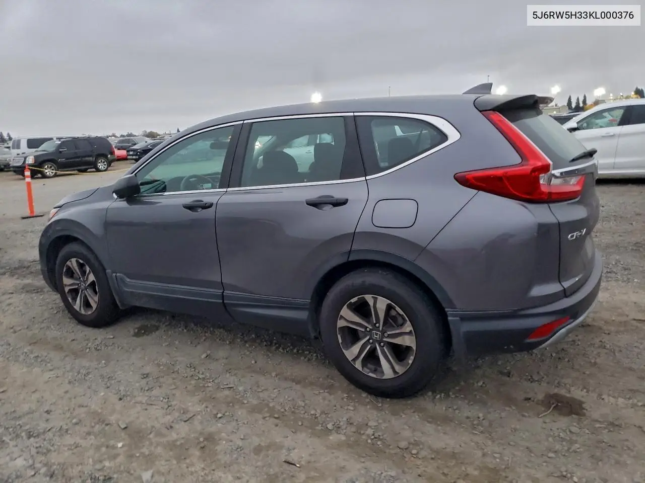5J6RW5H33KL000376 2019 Honda Cr-V Lx