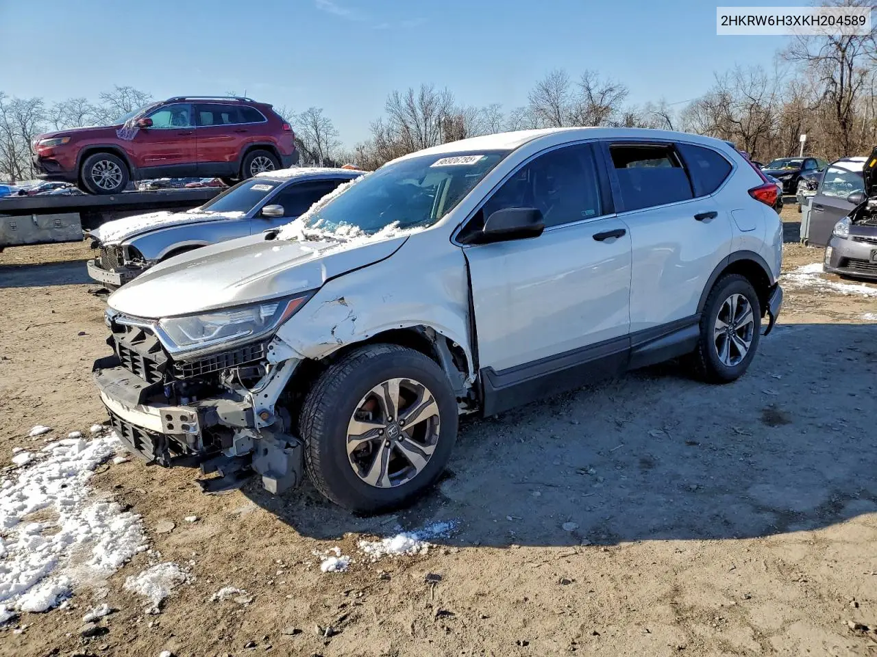 2HKRW6H3XKH204589 2019 Honda Cr-V Lx