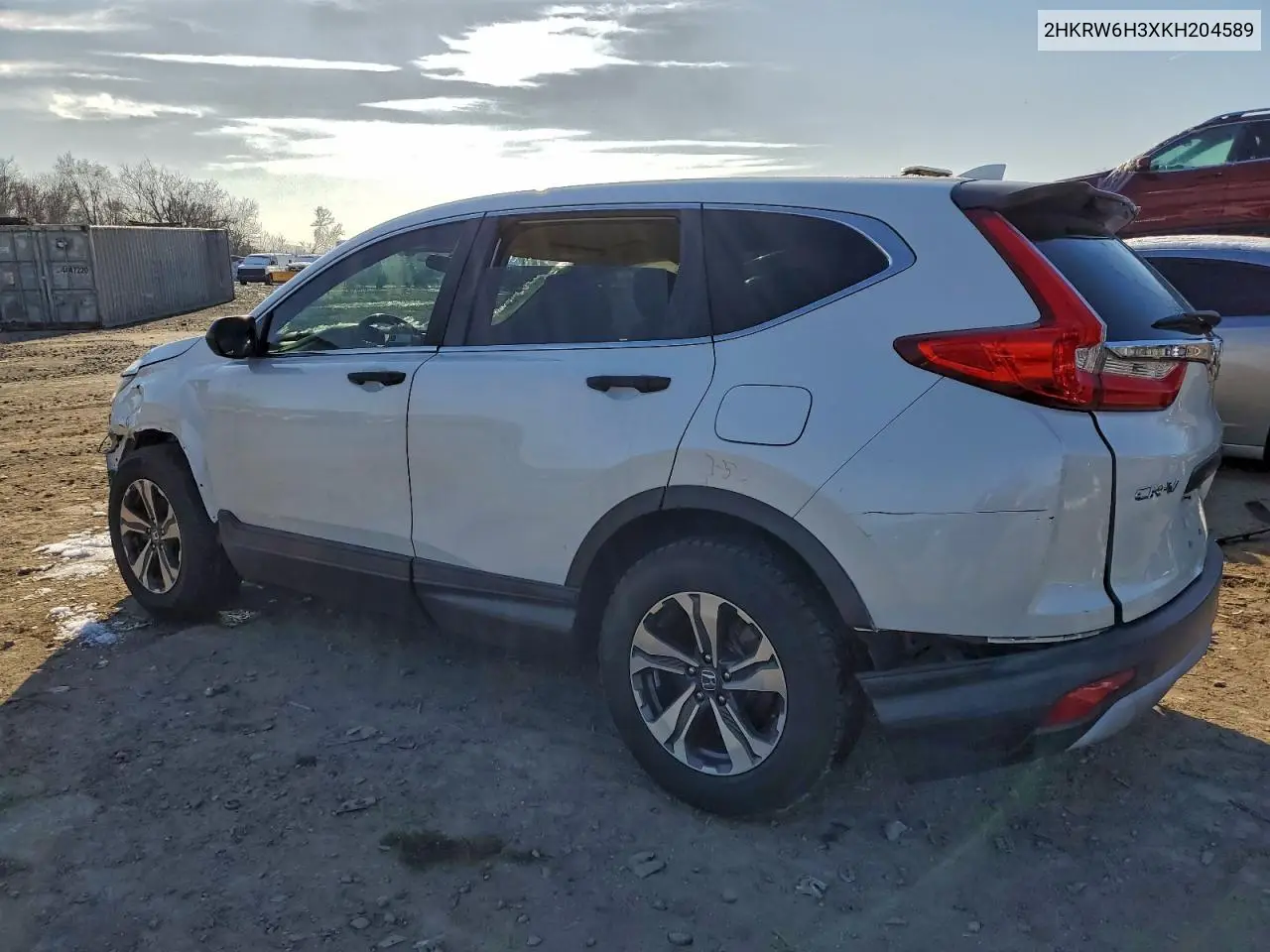 2HKRW6H3XKH204589 2019 Honda Cr-V Lx