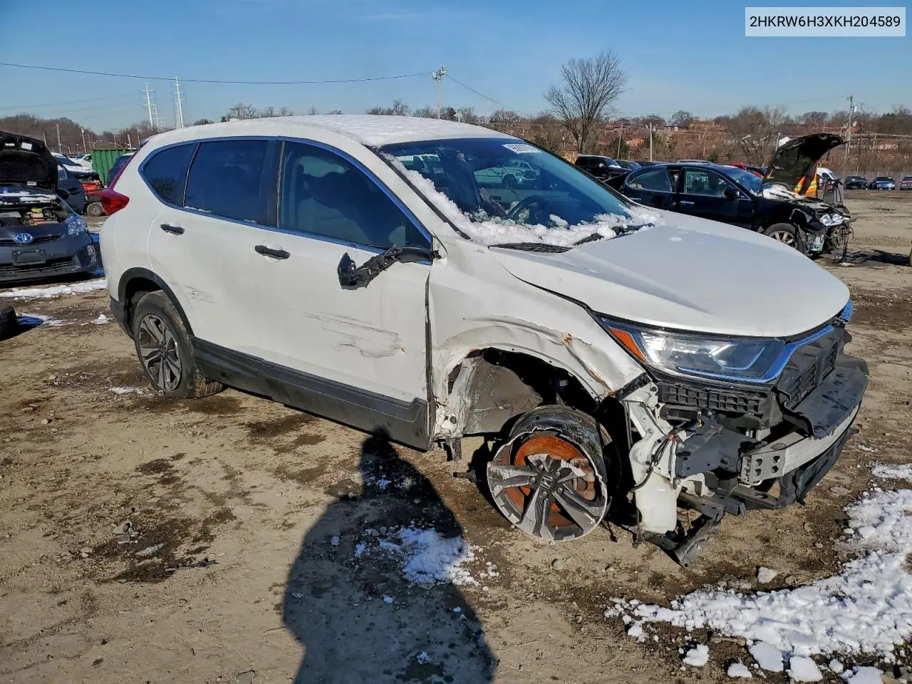 2HKRW6H3XKH204589 2019 Honda Cr-V Lx
